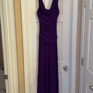 Size 6 purple evening gown.